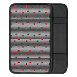 Ladybug Striped Pattern Print Car Center Console Cover