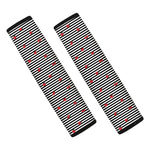 Ladybug Striped Pattern Print Car Seat Belt Covers