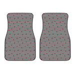 Ladybug Striped Pattern Print Front Car Floor Mats