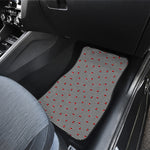 Ladybug Striped Pattern Print Front Car Floor Mats
