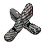 Ladybug Striped Pattern Print Muay Thai Shin Guard