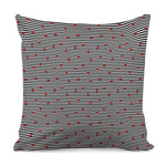 Ladybug Striped Pattern Print Pillow Cover