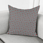 Ladybug Striped Pattern Print Pillow Cover