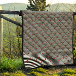 Ladybug Striped Pattern Print Quilt