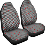 Ladybug Striped Pattern Print Universal Fit Car Seat Covers