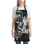 Laughing Joker Why So Serious Print Apron