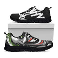 Laughing Joker Why So Serious Print Black Running Shoes
