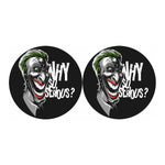 Laughing Joker Why So Serious Print Car Coasters