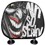 Laughing Joker Why So Serious Print Car Headrest Covers