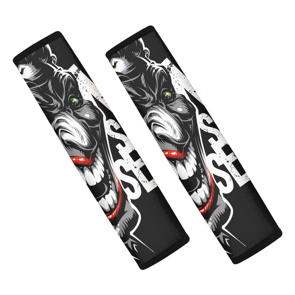 Laughing Joker Why So Serious Print Car Seat Belt Covers