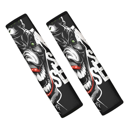 Laughing Joker Why So Serious Print Car Seat Belt Covers
