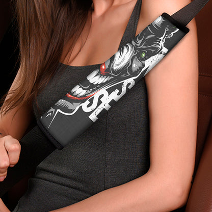 Laughing Joker Why So Serious Print Car Seat Belt Covers