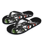 Laughing Joker Why So Serious Print Flip Flops