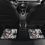 Laughing Joker Why So Serious Print Front and Back Car Floor Mats