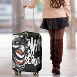 Laughing Joker Why So Serious Print Luggage Cover