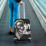 Laughing Joker Why So Serious Print Luggage Cover