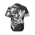 Laughing Joker Why So Serious Print Men's Baseball Jersey