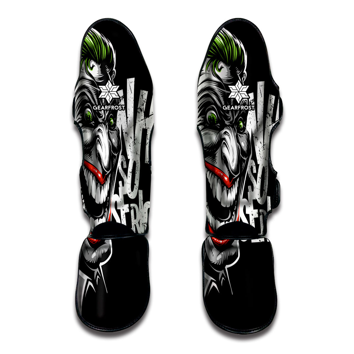 Laughing Joker Why So Serious Print Muay Thai Shin Guard