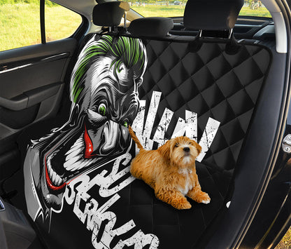 Laughing Joker Why So Serious Print Pet Car Back Seat Cover