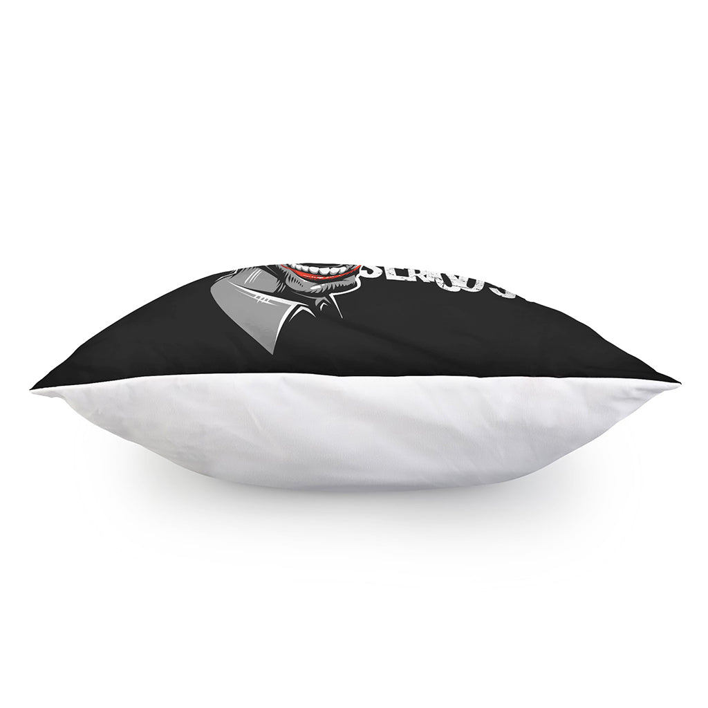 Laughing Joker Why So Serious Print Pillow Cover