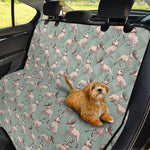 Laurel Green Bull Terrier Pattern Print Pet Car Back Seat Cover