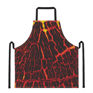 Lava Burning Print Apron