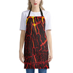 Lava Burning Print Apron