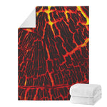 Lava Burning Print Blanket