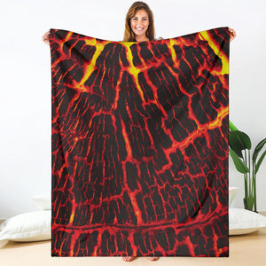 Lava Burning Print Blanket