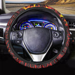 Lava Burning Print Car Steering Wheel Cover