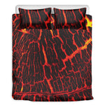 Lava Burning Print Duvet Cover Bedding Set