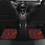 Lava Burning Print Front and Back Car Floor Mats