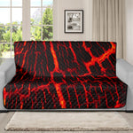 Lava Burning Print Futon Protector