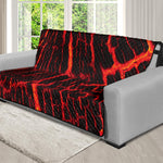 Lava Burning Print Futon Protector