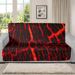 Lava Burning Print Futon Protector