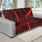 Lava Burning Print Futon Protector