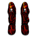 Lava Burning Print Muay Thai Shin Guards