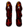 Lava Burning Print Muay Thai Shin Guard