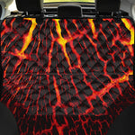 Lava Burning Print Pet Car Back Seat Cover