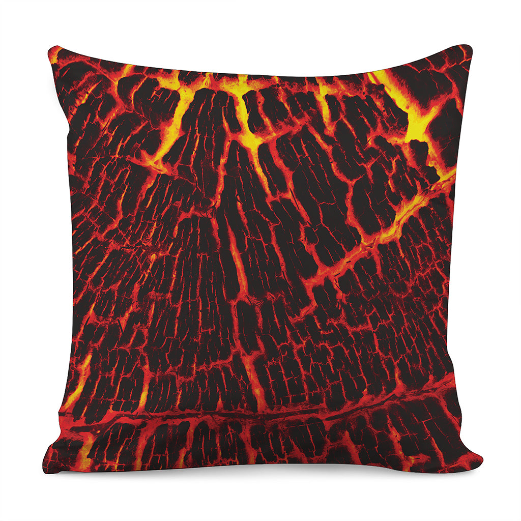 Lava Burning Print Pillow Cover