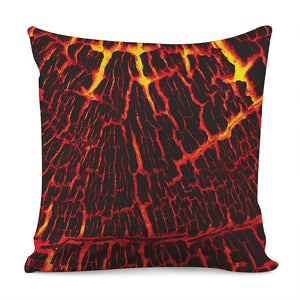 Lava Burning Print Pillow Cover