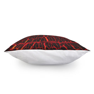 Lava Burning Print Pillow Cover