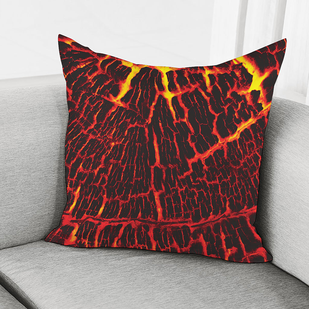 Lava Burning Print Pillow Cover