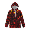 Lava Burning Print Pullover Hoodie