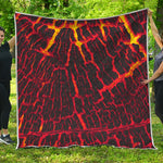 Lava Burning Print Quilt