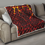 Lava Burning Print Quilt