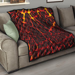 Lava Burning Print Quilt