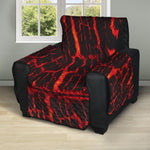 Lava Burning Print Recliner Protector