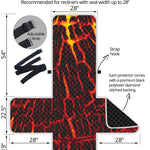 Lava Burning Print Recliner Protector