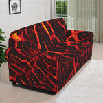 Lava Burning Print Sofa Cover